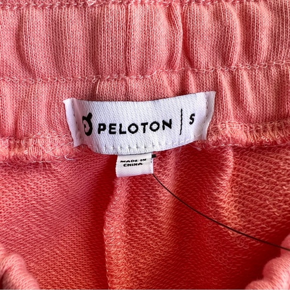 Peloton Unwind Drawstring Cotton Shorts NWT - Pink, Women’s Size Small - Picture 9 of 10